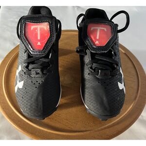 Under Armour Lead Off RM Kids Baseball Cleats Black White 1288300-001 Size 13K